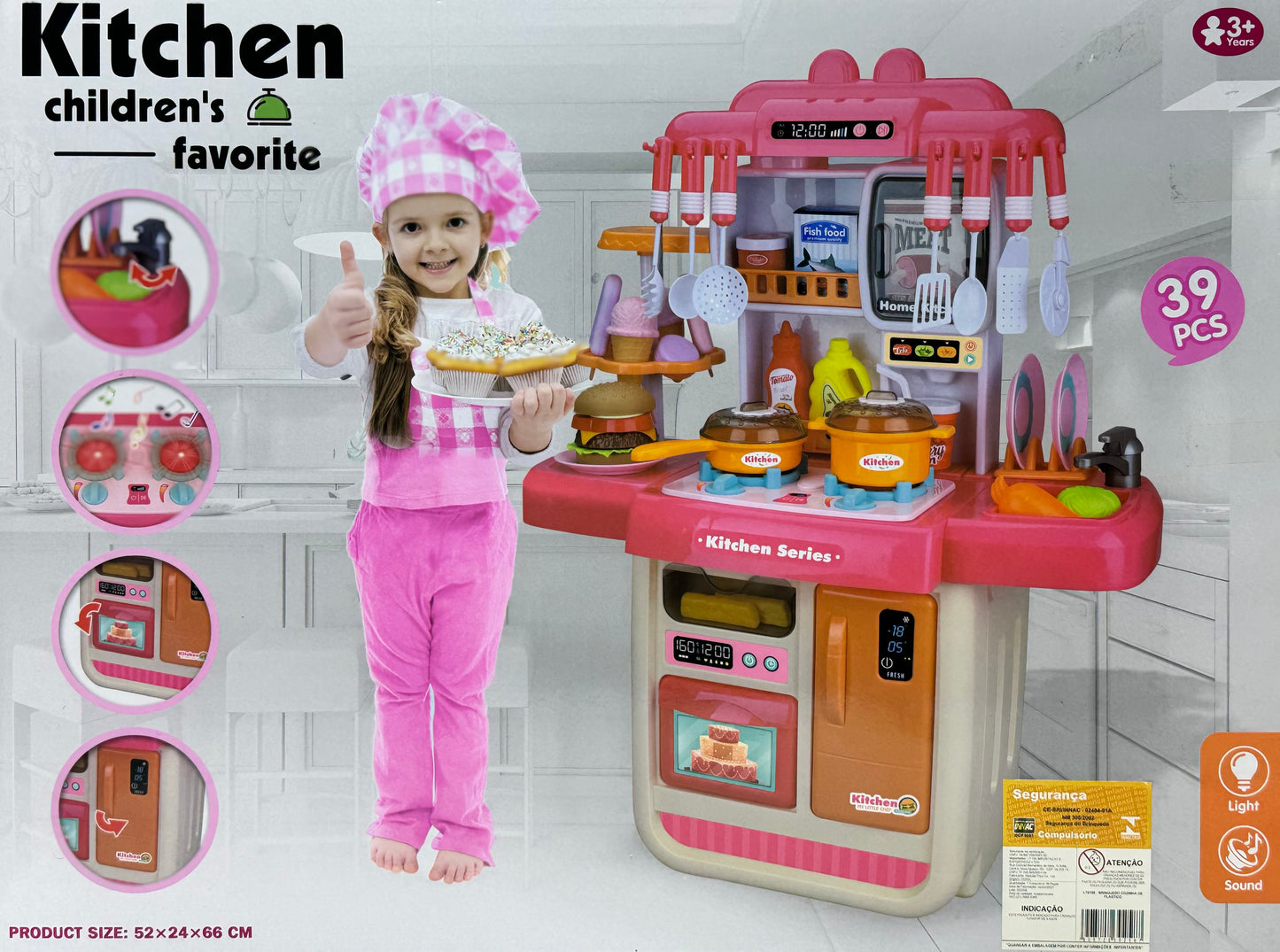 Kit Cozinha para crianças - Kicthen 39 peças